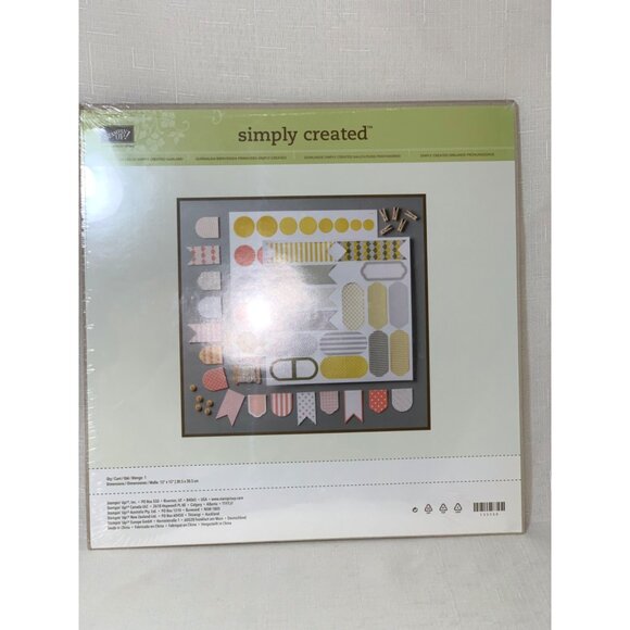 Stampin Up! Springtime Hello Simply Created Garland Kit 12" x 12" - Picture 1 of 5